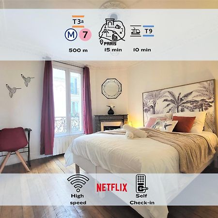 L'Oasis - Charmant Appartement Metro Porte D'Italie Ле-Кремлен-Бісетр Екстер'єр фото